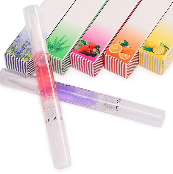 Cuticle Revitalizer Oil Fruits Nail Art Treatment Manicure Soften Pen Tool Nail Cuticle Oil For Nail Tips Makeup Tools 15 Colors