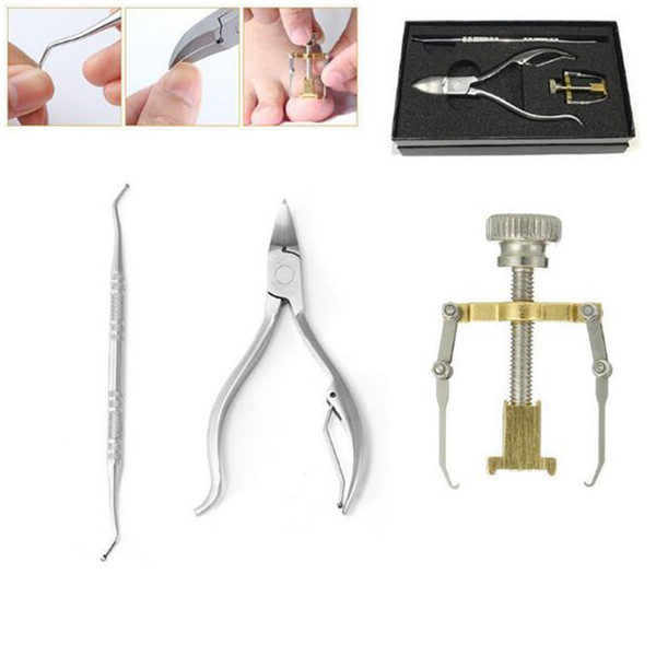 Feet Care Ingrown Toenails Lifter Double Sided Nails Correction Tool Stainless Steel Manicure & Pedicure Cleaner H007