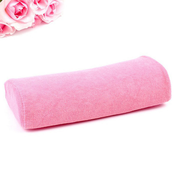 Pink Soft Column Hand Cushion Pillow Rest for Nail Art Nail Art Acrylic UV Gel Polish Manicure Salon Tool