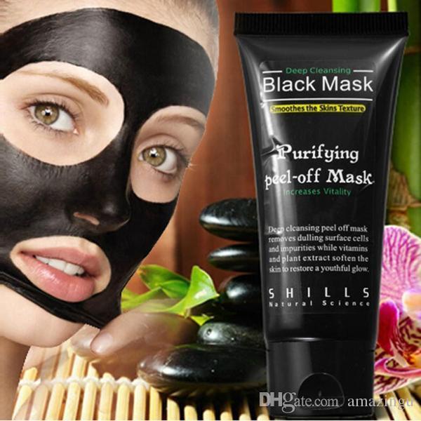 Black Suction Mask Anti-Aging 50ml SHILLS Deep Cleansing purifying peel off Black face mask Remove blackhead Peel Masks DHL free shipping -2