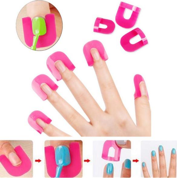 26/set Nail Tool Nail Polish Model Folder Nail Edge Gradient Printing French Anti-overflow Tool K00166