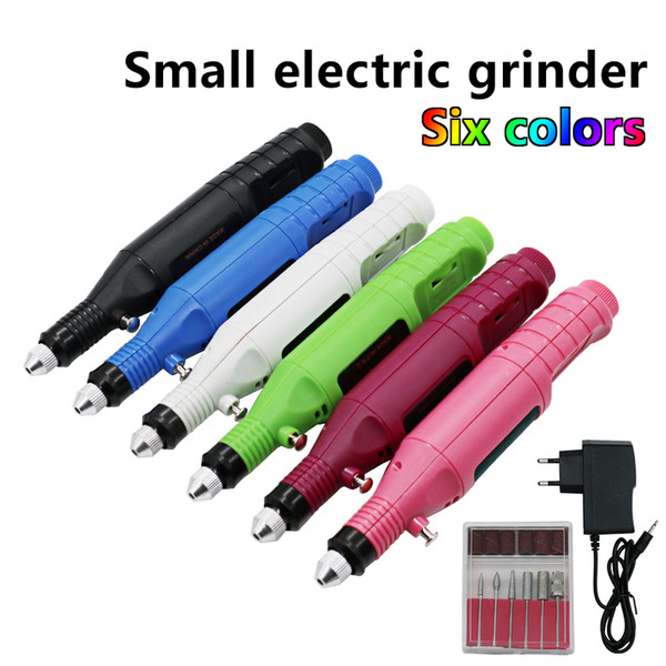 Multi-color Grinding machine pen mini electric sander sanding machine Gundam nail polishing Tools EU Plug