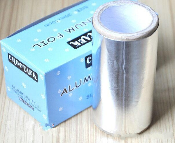 300cmx10cm Aluminum Foil Paper For Nail Remover / UV Gel Wraps Remove