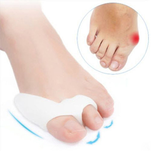 2Pcs=1Pair Big Toe Hallux Valgus Corrector Orthotics Feet Care Bone Thumb Adjuster Correction Pedicure Socks Bunion Straightener