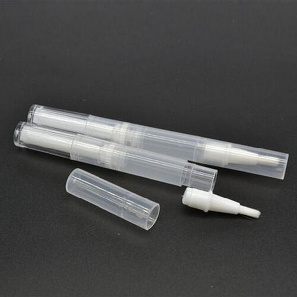 2 Pcs/lot Mini Plastic Empty Nail Oil Pen Style Bottle With Nail Polish Good Quality Free Shipping