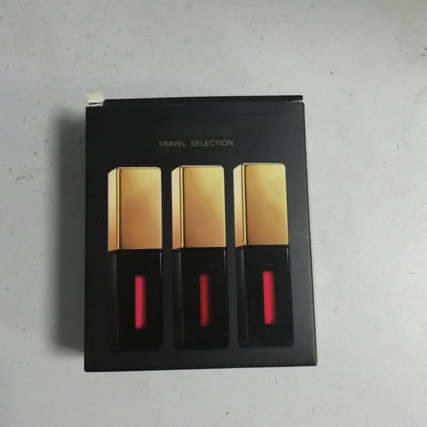 Famous Y Brand Makeup Brand Lip set Travel Selection 3pcs set Lipstick Matte Lip Gloss Lipkit DHL