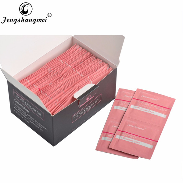 Fengshangmei 100pcs Acetone Free Nail Wraps gel polish remover acetone free