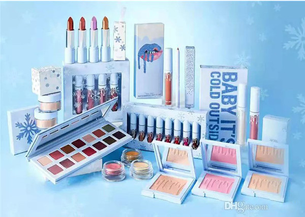 Christmas Holiday Collection Makeup Set CHILL BABY eyeshadow palette BABY IT'S COLD OUTSIDE Christmas makeup set lipstick set highlighters