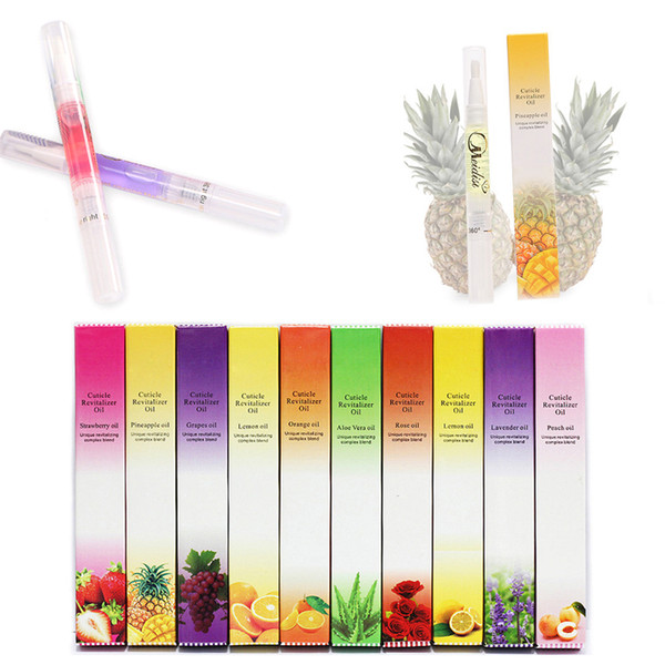 12pcs/lot Cuticle Revitalizer Treatment Nutritious Nail Polish Skin Defender Oil Pen Nail Art Gel Manicure Nails Repair Care