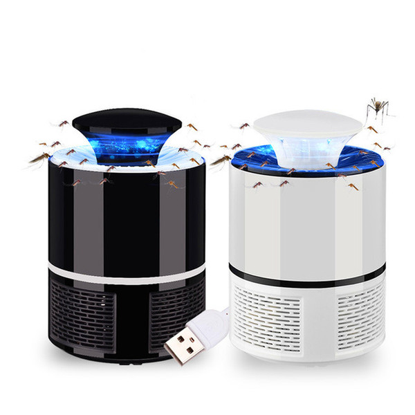 Hot Selling USB Mosquito Killer Lamp Electric Anti Mosquito Trap LED Bug Zapper Black / White