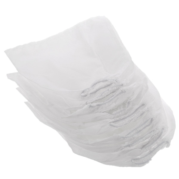 10PCS Professional Dust Collecting Suction Bags for Nail Suction Collector Salon Tool for Replacement White Color