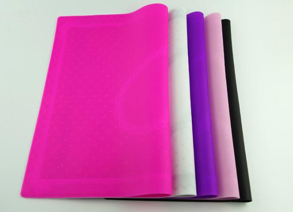 Hot Salon Nail Art Tips Practice Silicone Table Cover Mat Pad Point Lace Printing Coloring Polish Gel UV Washable Foldable Tools Manicure