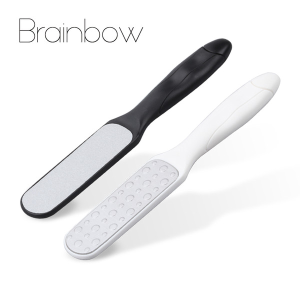 tools for Brainbow 1pc Doule Sided Rasp Steel Foot File Pedicure Tool for Foot Care Massage Callus Hard Dead Skin Removal Exfoliating