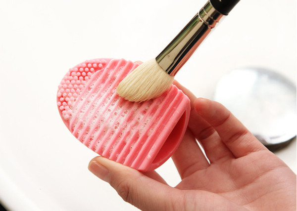 HIGH QUALITY!New Egg Cleaning Glove MakeUp Washing Brush Scrubber Board Cosmetic Brushegg Cosmetic Brush Egg Brush Clean tool