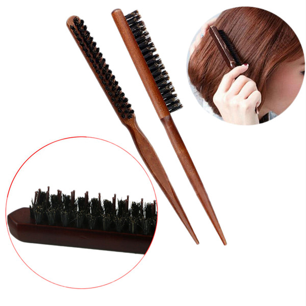 Professional Salon Teasing Back Brushes Slim Line Comb brush Extension dressing Styling Tools