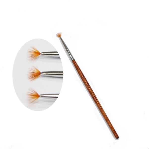 T-06 New arrival Makeup cosmetic nail art drawing brush pen fan makeup nail tools free shipping!