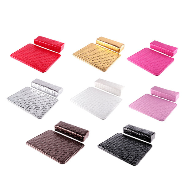 Soft Column Cushion Nail Pillow Salon Hand Holder Rectangle Leather Pad Nail Arm Rest Manicure Nail Art Accessories Tool 0603071