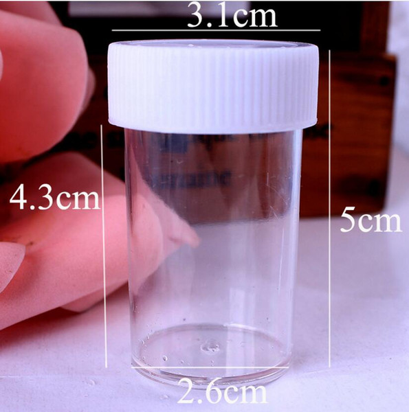 Acrylic Clear Empty Bottles Starry Sky Sticker Sequins Jars Nail Art cosmetics Storage Bottle Organizer Wholesale