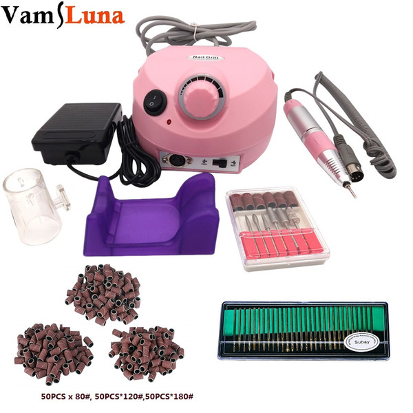 machine tool paint Electric Drill 35000 RPM Manicure Pedicure Drill Kit Set With Sanding Bands Accessory Finger Nail Tools for Nail Salon