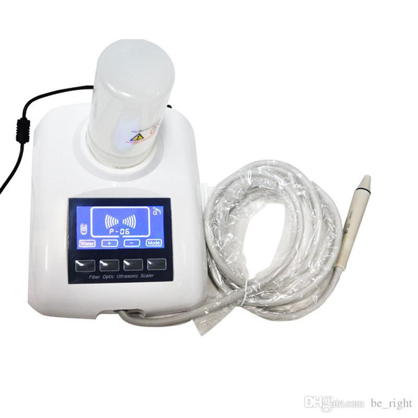 Portable Dental Ultrasonic Scaler push button control Handpiece Tube Connection Detachable whith two bottles and 6 working tips YS-CS-B