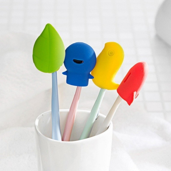 2018 Creative Portable Silicone Cartoon Travel Protect Toothbrush Head Cover Case Protective Cap Health Travel Home Supplies