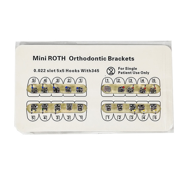 Dental Mini Roth Orthodontic Bracket 022