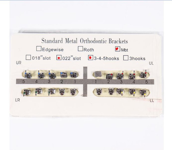 Dental Standard MBT Orthodontic Bracket 022