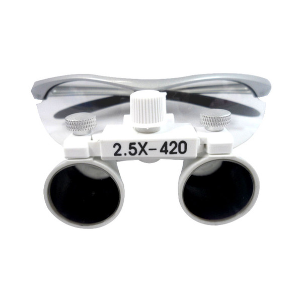 Dental Hygienists Surgical Binocular Loupe Glasses Lens Magnifier 2.5 X Dentist Sliver