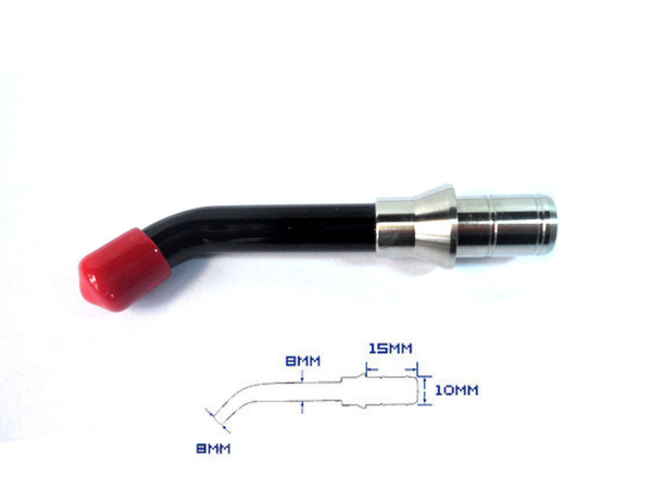 Dental Optical Fiber Curing Light Guide Rod Tip Glass LED Tip 10x15x8MM