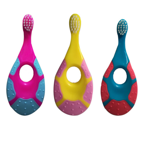 Toddler Toothbrush Extra Soft Bristles, Teething Finger Handle, Easy Grip, Age 0-2 Years, BPA Free, ECO Friendly