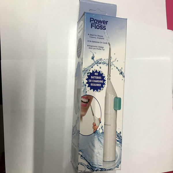 Oral Irrigator Dental Water Jet Floss Pick Teeth Cleaning Flusher Air Powered Tooth Cleaning Sets, With retail box