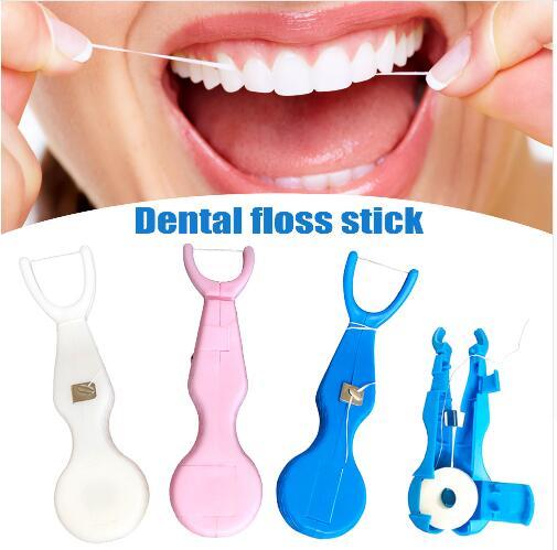 30m Nylon Dental Floss With Holder Tooth Cleaning Pick Teeth Tool Oral Care Cleaner Professional Oral Hygiene dental Flosser