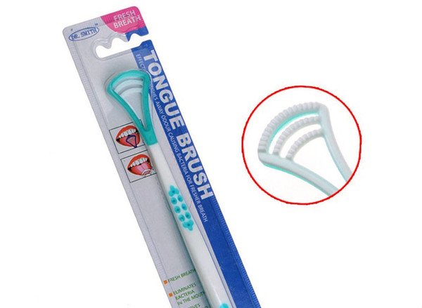 Tongue Cleaner Oral Dental Care Plastic Tongue Scraper