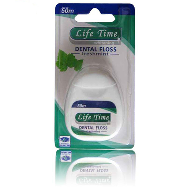 High Quality 50m Portable Dental Floss with Mini Case Box Dental Care Picks Tooth Cleaner Health Hygiene