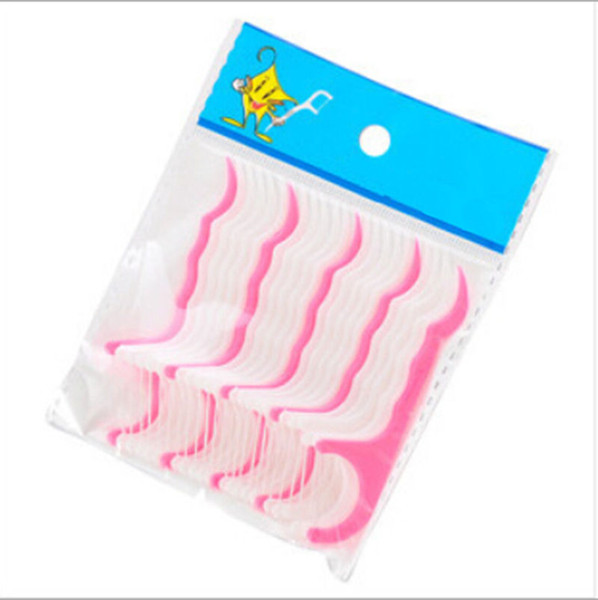 Wholesale-25pcs/lot Interdental Brush Teeth Stick Tooth Picks Dental Floss SN