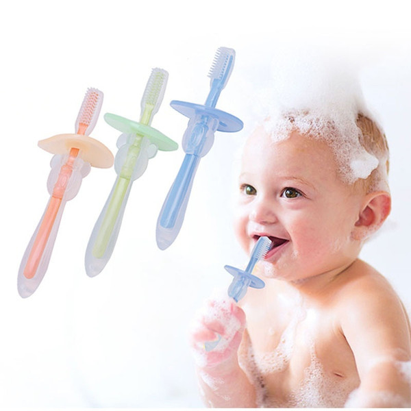 Baby Infants Kids Soft Safe Bendable Teether Training Teeth Toothbrush Brush