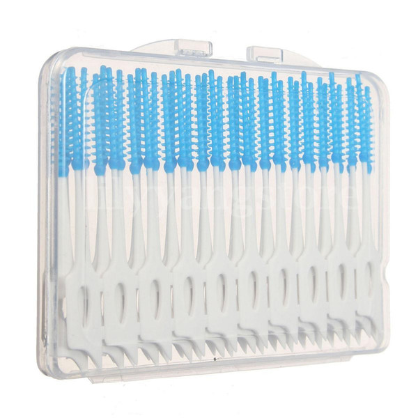 Useful 40pcs/set Interdental Floss Brushes Dental Teeth Oral Care Clean Tooth Cleaning Tool Hot Sale