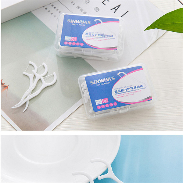 Dental Floss Interdental Brush Teeth Stick Toothpick Soft Silicone Double-ended Tooth Picks Oral Care dental floss