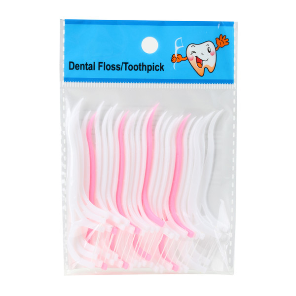 1Pack Useful Disposable Dental Oral Care Tooth Clean Floss Flosser Picks Teeth Toothpicks Stick Keep Health Beauty Tools C18112601