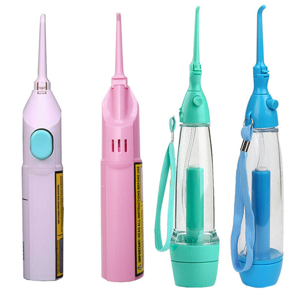 Portable Power Floss Water Jet Dental Flosser Deep Whiten Tooth No Batteries Dental Oral Care Cleaning Teeth Whitening