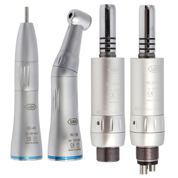 BODE Dental Low Speed Handpiece Inner Water Air Turbine Straight Contra Angle Air Motor 2/4Holes