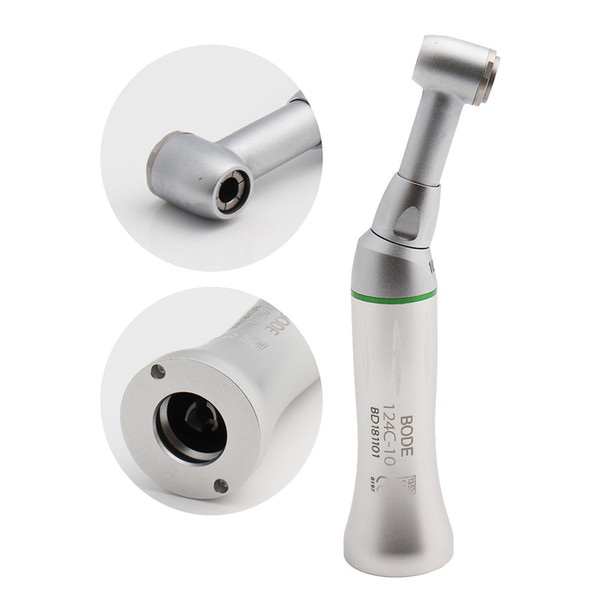 Dental Low Speed Handpiece Contra Angle Handpiece Push Botton 10:1 Dental Handpiece BODE 124C-10