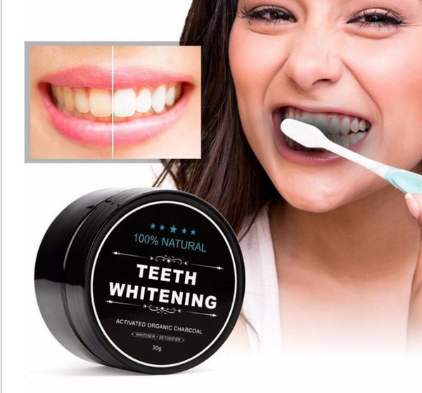 HOT Teeth Whitening Powder 100% Natural Bamboo Activated Charcoal Smile Powder Decontamination Tooth Yellow Stain Bamboo Toothpaste 30g