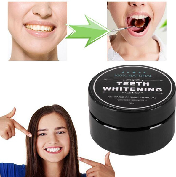 100% Natural Teeth Whitening Activated Charcoal Natural Teeth Whitening Powder Remove Smoke Tea Coffee Yellow Stains Bad Breath Oral Care