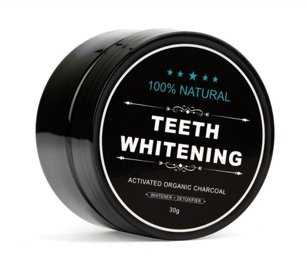 top teeth Powder Whitening Bamboo dentifrice Oral Care Hygiene Cleaning activated organic charcoal coconut shell Food tooth Yellow Stain 30g