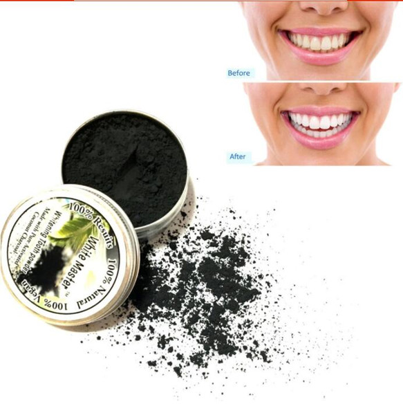 2017 Pure Coco Tooth Powder Whitening Black Activated Charcoal Teeth Whitening Remove Smoke Tea Coffee Yellow Stains