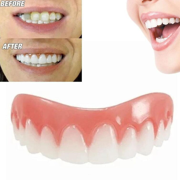 Perfect Instant Smile Comfort Fit Flex Teeth Whitening Denture Paste False Teeth Upper Cosmetic Fake Tooth Cover Beauty Tool Dentures