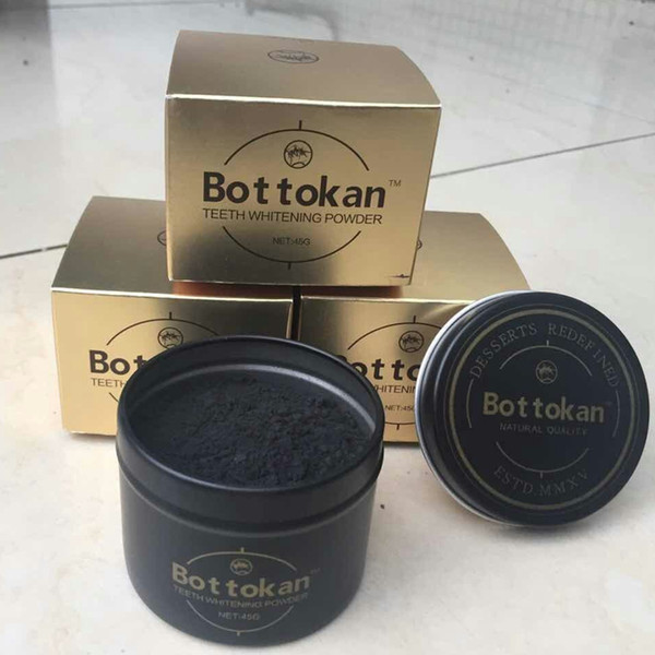 45g Bottokan Teeth Whitening Nature Bamboo Activated Charcoal Smile Powder Decontamination Tooth Yellow Stain Bamboo Toothpaste Oral Care