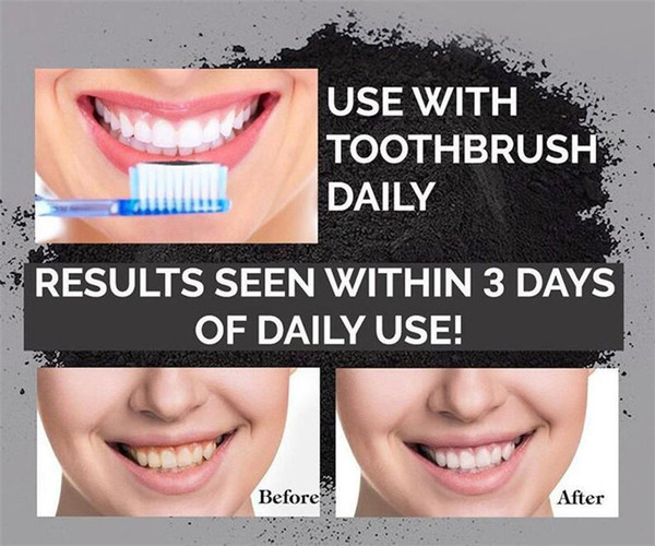 Teeth Whitening Nature Bamboo Activated Charcoal Smile Powder Decontamination Tooth Yellow Stain Bamboo Toothbrush Toothpaste Oral Care