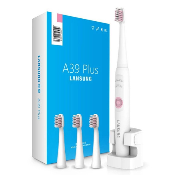 Lansung A39Plus Wireless Charge Sonic Electric Toothbrush Waterproof Electric Teeth Brush 4 Head Tooth Brush Rechargeable Electric Toothbru